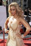 Tyra Banks shows big cleavage at 35th Annual Daytime Emmy Awards